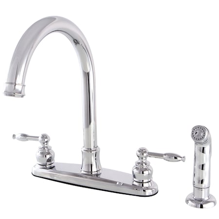 Knight FB7791KLSP 8-Inch Centerset Kitchen Faucet with Sprayer FB7791KLSP